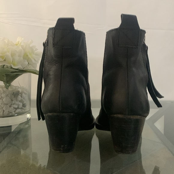 Acne Studios Black Ankle Pistol Boots - Picture 12 of 14